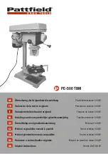 Pattfield Ergo Tools PE-500 TBM Original Instructions Manual preview