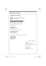 Preview for 117 page of Pattfield Ergo Tools PE-AA 18 Li Basic Translation Of The Original Instructions