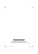 Предварительный просмотр 122 страницы Pattfield Ergo Tools PE-AA 18 Li Basic Translation Of The Original Instructions