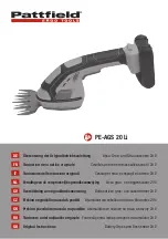 Pattfield Ergo Tools PE-AGS 20 Li Original Instructions Manual preview