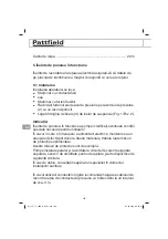 Preview for 100 page of Pattfield Ergo Tools PE-TP 1000 N Instructions Manual