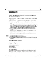 Preview for 110 page of Pattfield Ergo Tools PE-TP 1000 N Instructions Manual