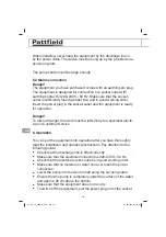 Preview for 114 page of Pattfield Ergo Tools PE-TP 1000 N Instructions Manual