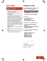 Предварительный просмотр 61 страницы Pattfield PA-180AS Original Instructions Manual