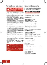 Preview for 48 page of Pattfield PE-1200WS Original Instructions Manual