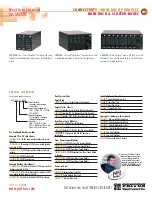 Preview for 2 page of Patton electronics 000CU2 Specification Sheet