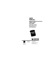 Preview for 1 page of Patton electronics 1025 User Manual