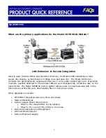 Preview for 1 page of Patton electronics 1058DVs Product Quick Reference