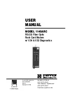 Patton electronics 1140ARC User Manual preview