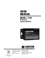 Preview for 1 page of Patton electronics 1173R User Manual