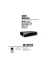 Patton electronics 1194 User Manual предпросмотр