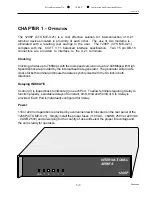 Preview for 5 page of Patton electronics 1206P Installation And Operation Manual