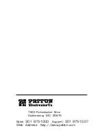 Preview for 10 page of Patton electronics 2021P Installation And Operation Manual