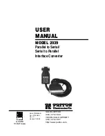 Patton electronics 2039 User Manual preview