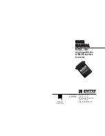 Preview for 1 page of Patton electronics 2084 User Manual