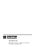 Предварительный просмотр 16 страницы Patton electronics 3012/V24, 3014/V24, 3018/V24 Installation And Operation Manual