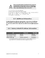 Preview for 7 page of Patton electronics 4110 Series Quick Start Manual