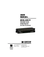 Patton electronics 450RC24 User Manual preview