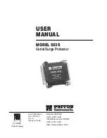 Patton electronics 503S User Manual preview