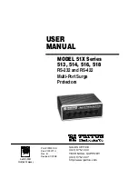 Предварительный просмотр 1 страницы Patton electronics 51X Series User Manual