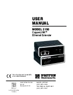 Preview for 1 page of Patton electronics COPPERLINK 2150 User Manual