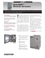 Patton electronics EnviroNet Ethernet Extenders Specification Sheet preview