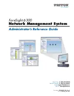 Предварительный просмотр 1 страницы Patton electronics ForeSight 6300 NMS Administrator'S Reference Manual