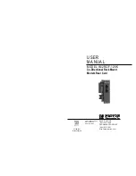 Preview for 1 page of Patton electronics IM2RC/F-128K User Manual