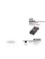 Предварительный просмотр 1 страницы Patton electronics MicroLink-T1 2711 Series User Manual