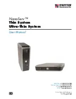 Patton electronics NanoServ User Manual preview