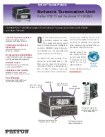 Preview for 1 page of Patton electronics NetLink 2720 Series Specification Sheet