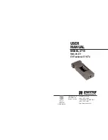 Preview for 1 page of Patton electronics NetLink-E1 2715 User Manual