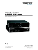 Patton electronics OnSite 3210 Series Quick Start Manual предпросмотр