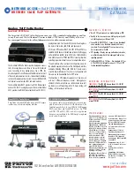 Preview for 11 page of Patton electronics SL402X Specification Sheet