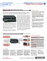 Preview for 12 page of Patton electronics SL402X Specification Sheet