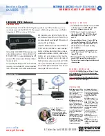 Preview for 14 page of Patton electronics SL402X Specification Sheet