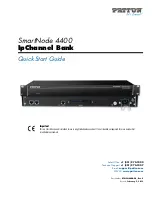 Предварительный просмотр 1 страницы Patton electronics SmartNode 07MSN4400-QS Quick Start Manual
