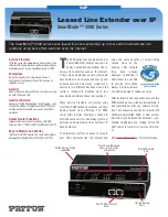 Preview for 1 page of Patton electronics SmartNode 2290 Series Datasheet