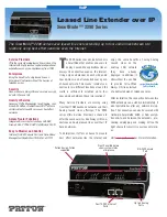 Предварительный просмотр 1 страницы Patton electronics SmartNode 2290 Series Datasheet