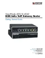 Patton electronics SMARTNODE 4552 Getting Started Manual preview