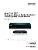 Patton electronics SmartNode 5531 User Manual preview