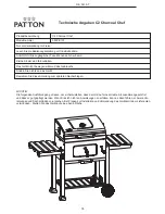 Preview for 78 page of Patton C2 Charcoal Chef Operating And Assembly Instructions Manual