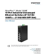 Preview for 1 page of Patton FiberPlex 1008E User Manual