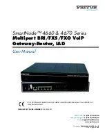 Предварительный просмотр 1 страницы Patton SmartNode 4660 Series User Manual