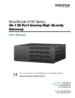 Preview for 1 page of Patton SmartNode 4740 Series User Manual