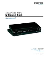 Patton SmartNode 4900 User Manual preview