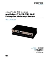 Patton SmartNode 4950 User Manual preview