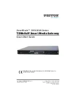 Preview for 1 page of Patton SmartNode SN10200A Series Quick Start Manuals