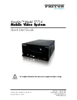 Patton Visuality T7714 Quick Start Manual preview