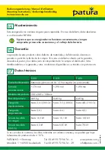 Preview for 92 page of patura MaxiBox P250 Mounting Instructions